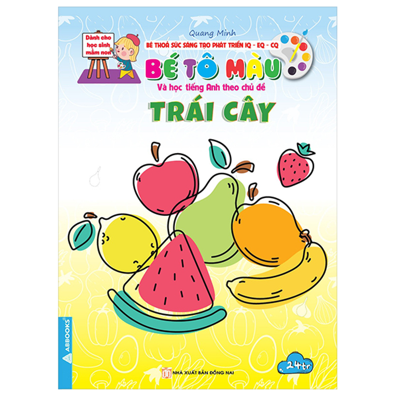 Bé Tô Màu Và Học Tiếng Anh Theo Chủ Đề - Các Loại Rau Củ