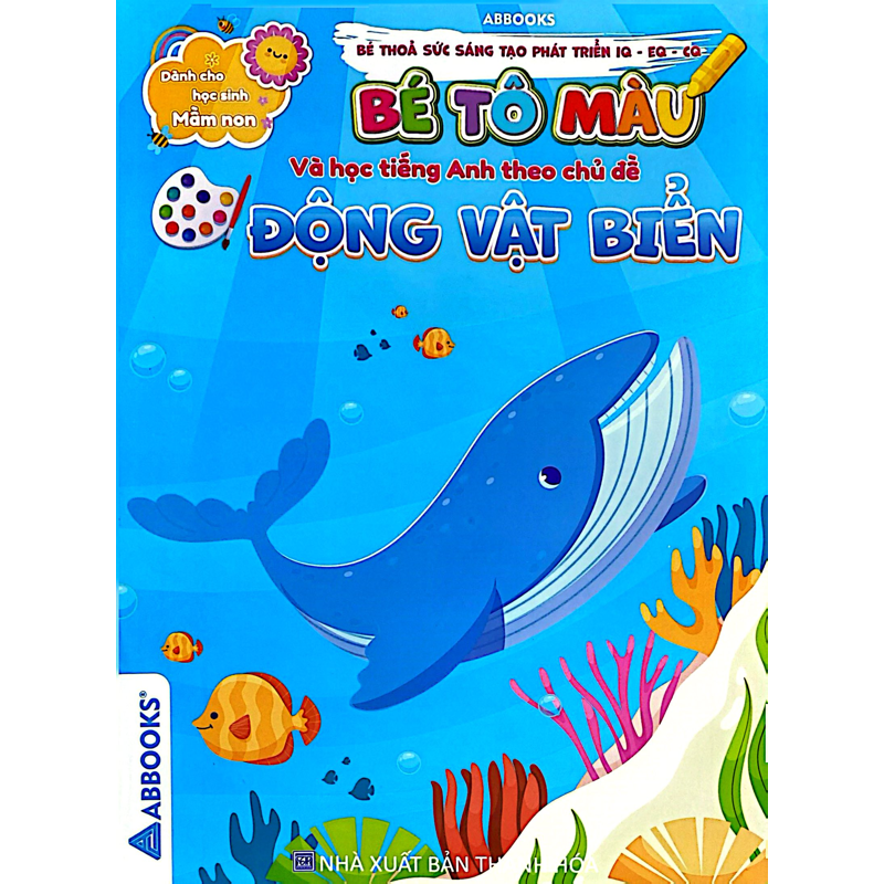 Bé Tô Màu Và Học Tiếng Anh Theo Chủ Đề - Động Vật Biển