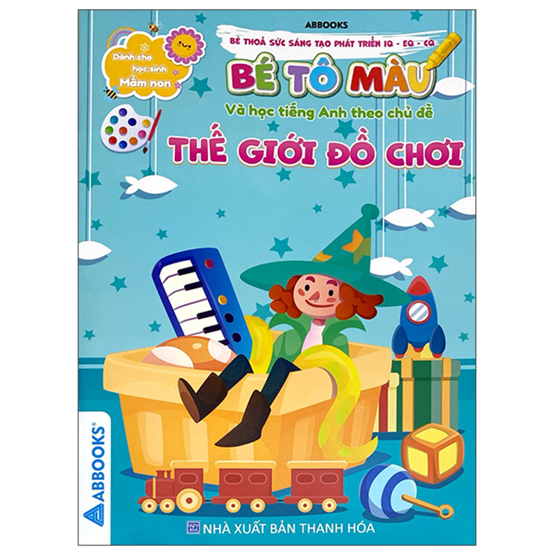 Bé Tô Màu Và Học Tiếng Anh Theo Chủ Đề - Thế Giới Đồ Chơi