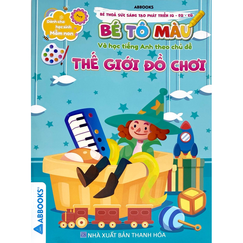 Bé Tô Màu Và Học Tiếng Anh Theo Chủ Đề - Thế Giới Đồ Chơi