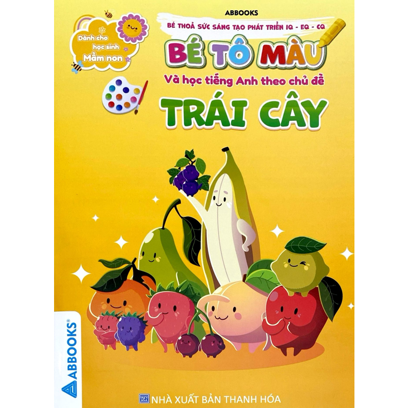 Bé Tô Màu Và Học Tiếng Anh Theo Chủ Đề-Trái Cây