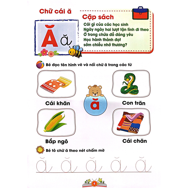 Bé Tự Tin Vào Lớp 1 - Bé Làm Quen Với Chữ Cái