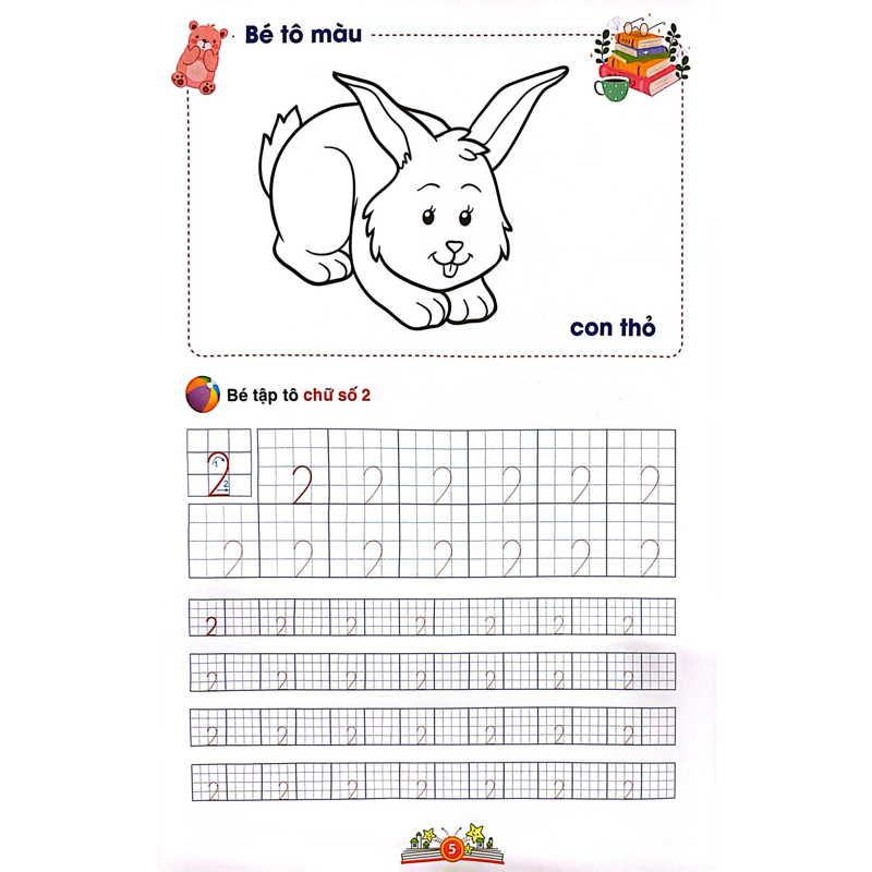 Bé Tự Tin Vào Lớp 1 - Bé Làm Quen Với Chữ Số
