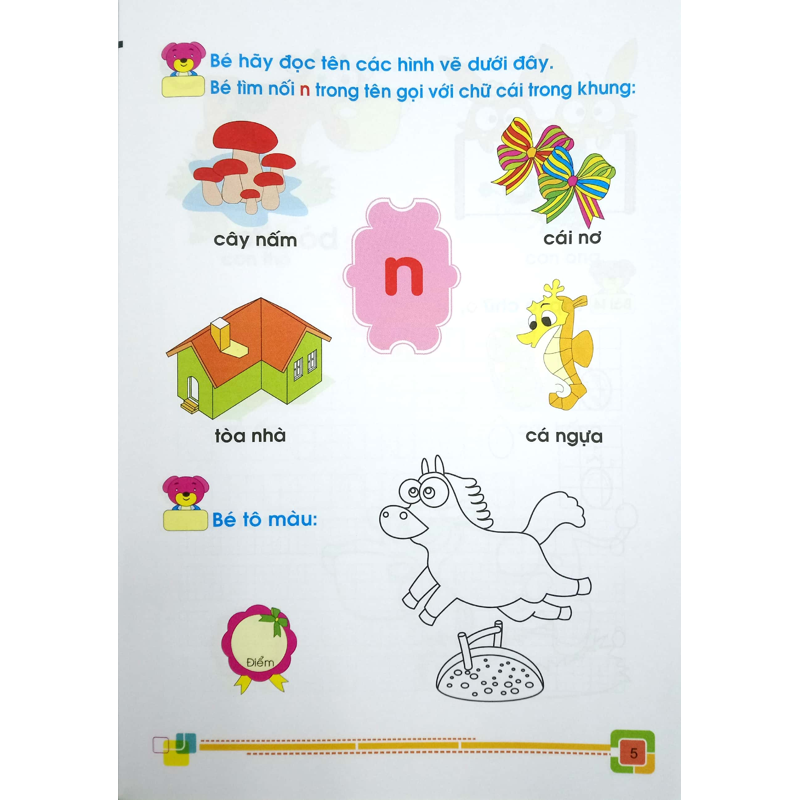Bé Vào Lớp 1 - Bé Tập Tô Và Làm Quen Với Chữ Cái Tập 2