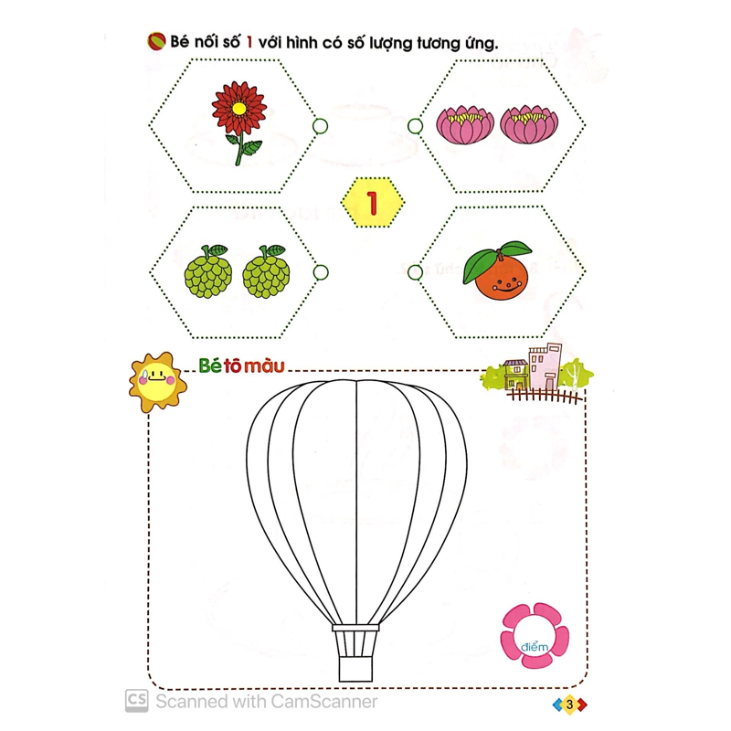 Bé Vào Lớp 1-Bé Tập Tô Và Làm Quen Với Chữ Số