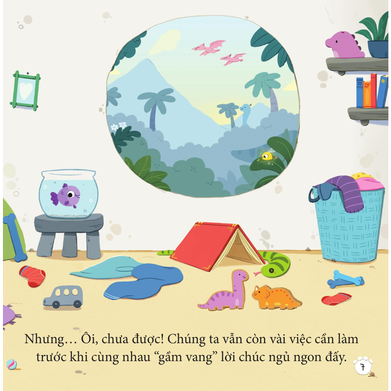 Bé Yêu Sẵn Sàng Đi Ngủ - Chúc Ngủ Ngon Khủng Long Bé Nhỏ