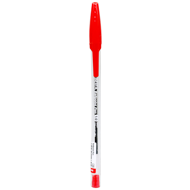 Beifa Viết Bi Ballpoint Pen 1.0mm AA201 - Đỏ