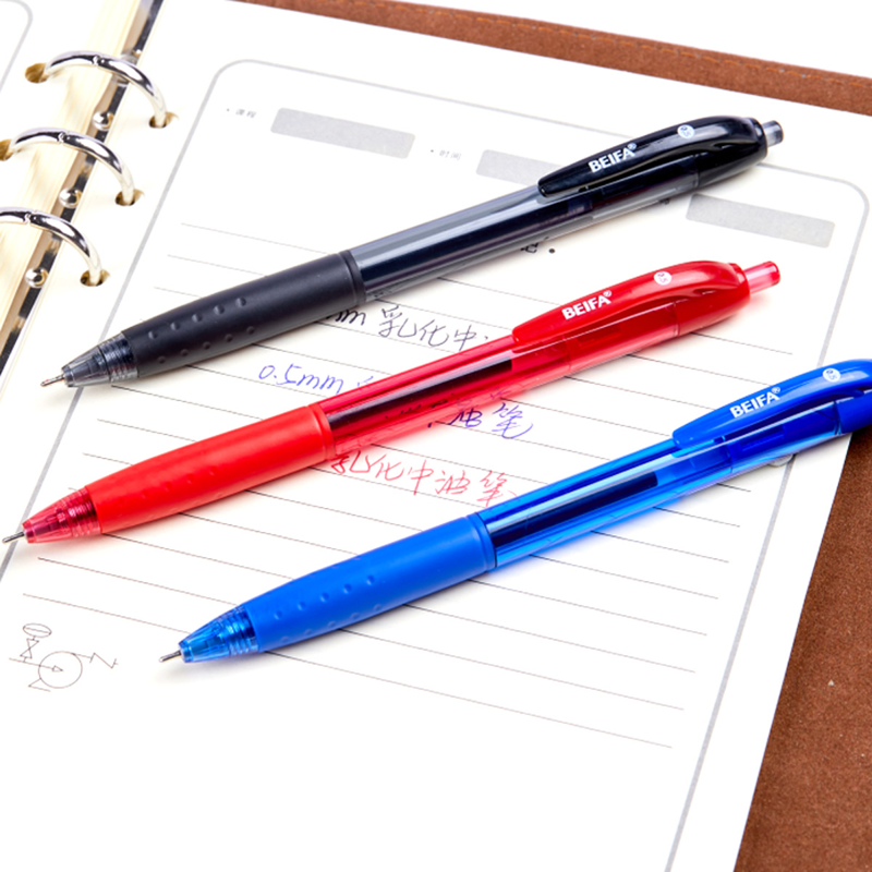 Beifa - Viết Semi Gel Pen 0.5mm TB610 - Mực Đỏ