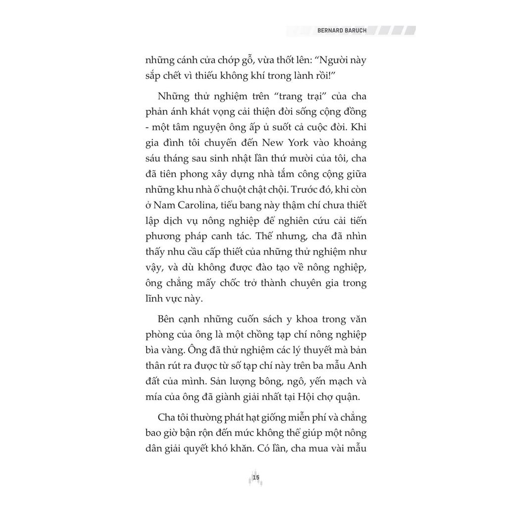Bernard Baruch - Kẻ Điều Khiển Con Sóng Phố Wall