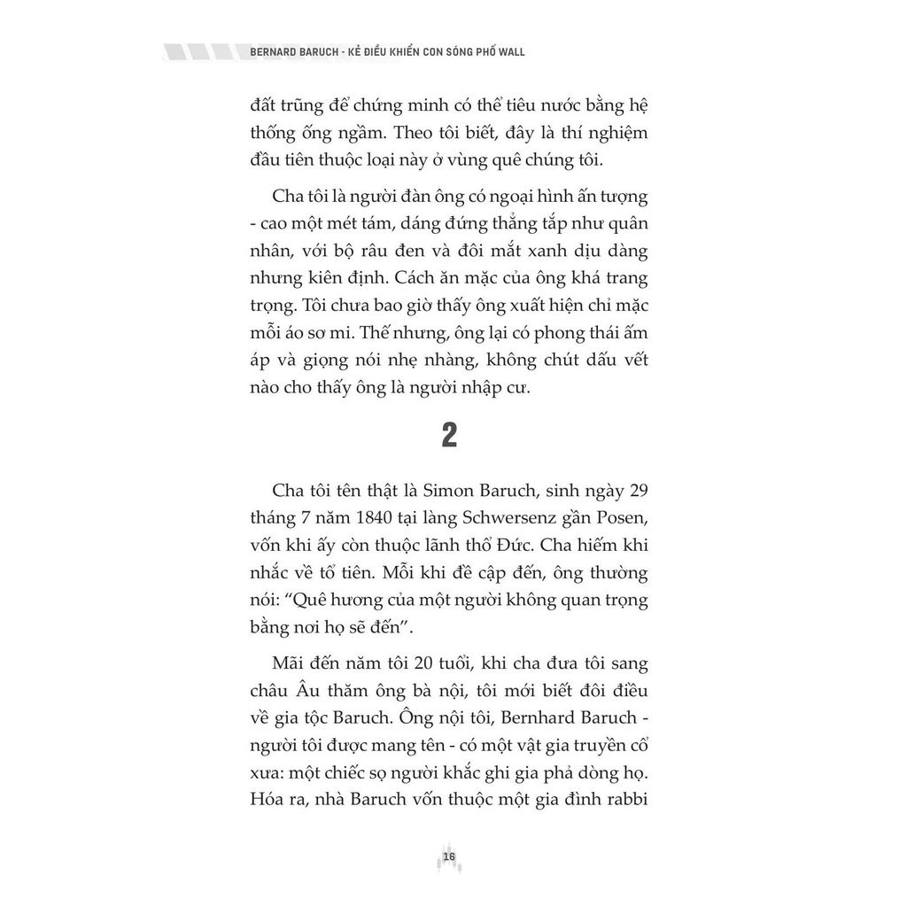 Bernard Baruch - Kẻ Điều Khiển Con Sóng Phố Wall