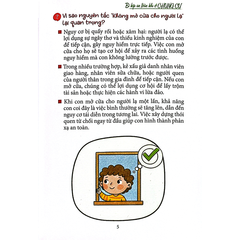 Bí Kíp Sinh Tồn Cho Trẻ-Bí Kíp an Toàn Khi Ở Chung Cư