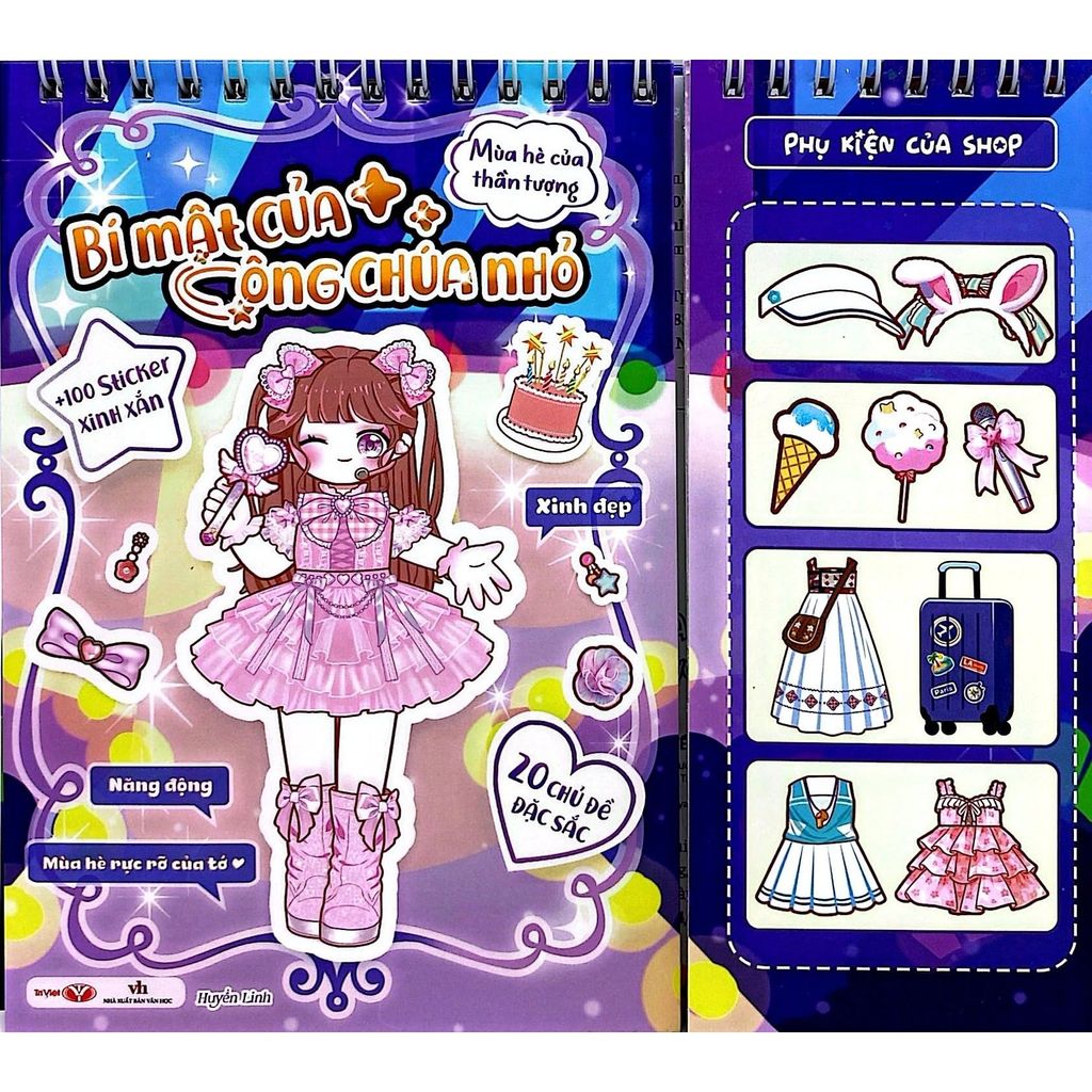Bí Mật Công Chúa Nhỏ - Mùa Hè Của Thần Tượng (+100 Sticker Xinh Xắn)