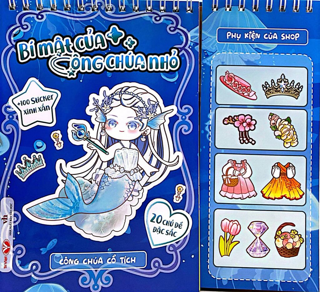 Bí Mật Công Chúa Nhỏ - Công Chúa Cổ Tích (+100 Sticker Xinh Xắn)