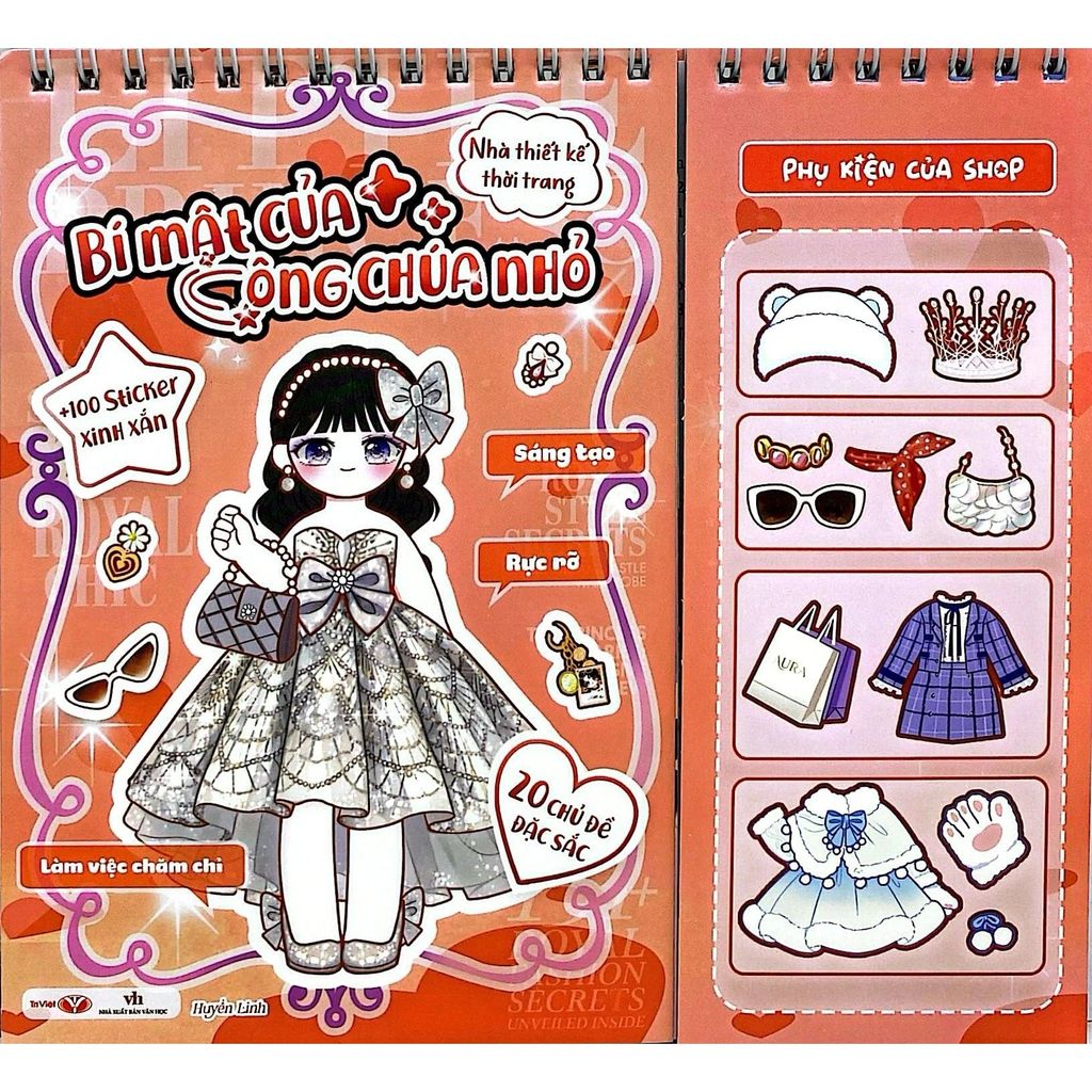 Bí Mật Công Chúa Nhỏ - Nhà Thiết Kế Thời Trang (+100 Sticker Xinh Xắn)