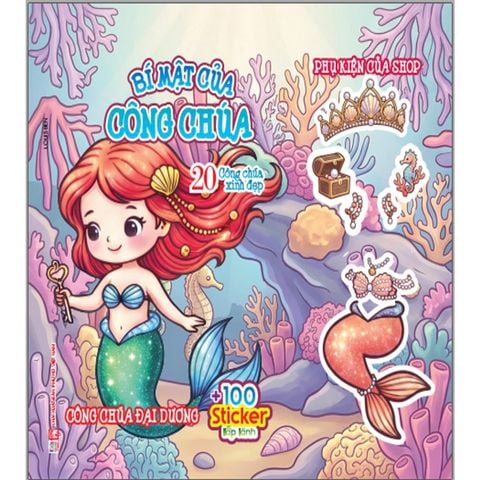 Bí Mật Của Công Chúa - Công Chúa Đại Dương +100 Sticker Xinh Xắn