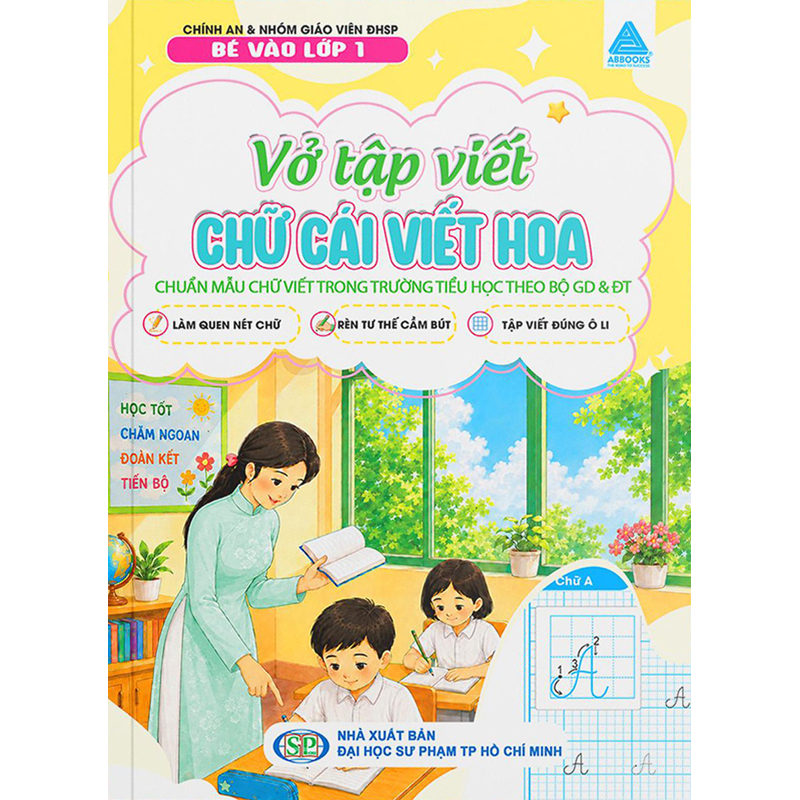Bé Chuẩn Bị Vào Lớp 1-Vở Tập Viết-Chữ Cái Viết Hoa (Chuẩn Bộ Gd&đt)