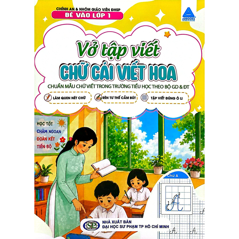 Bé Chuẩn Bị Vào Lớp 1-Vở Tập Viết-Chữ Cái Viết Hoa (Chuẩn Bộ Gd&đt)