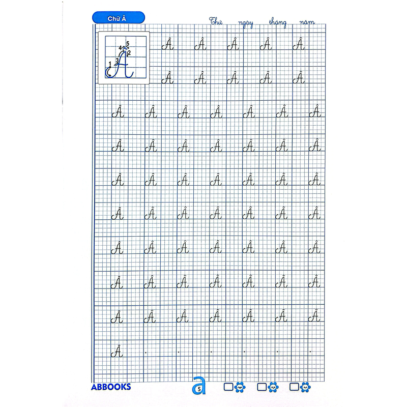 Bé Chuẩn Bị Vào Lớp 1-Vở Tập Viết-Chữ Cái Viết Hoa (Chuẩn Bộ Gd&đt)