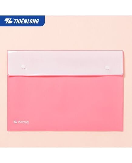 Bìa Nút Thiên Long F4 CBF-003 Hồng Pastel