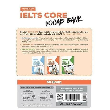 Ielts Core Vocab Bank - Hệ Thống Từ Vựng Cốt Lõi Band Cao