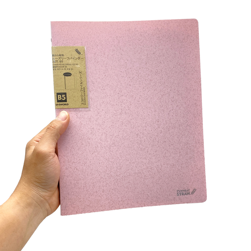 Sworld Bìa Sổ Còng Eco, Binder PP Size B5 26 Lỗ CF1216 (Giao mẫu ngẫu nhiên)
