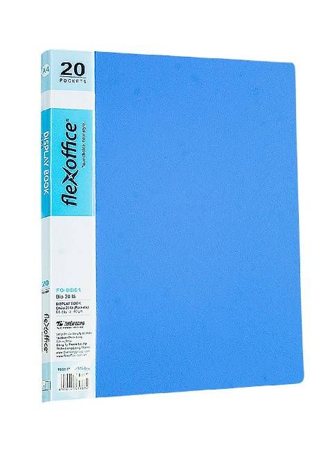 Bìa 20 Lá A4 FO-DB01 Xanh
