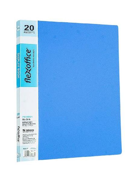 Bìa 20 Lá A4 FO-DB01 Xanh