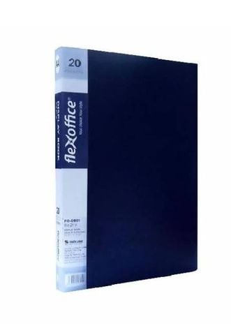 Bìa 20 Lá A4 FO-DB01 Xanh Đậm