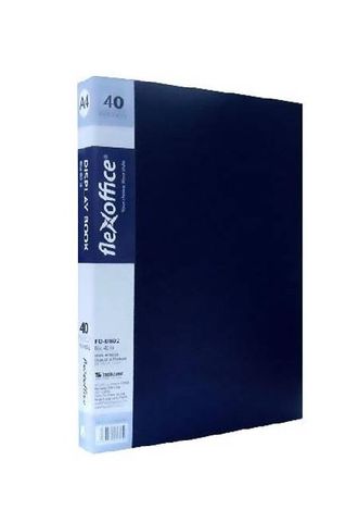 Bìa 40 Lá A4 FO-DB02 Xanh Đậm