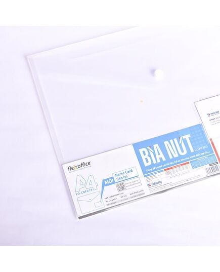 Bìa Nút Name Card A4 Fo-Cbf019 Trong T10