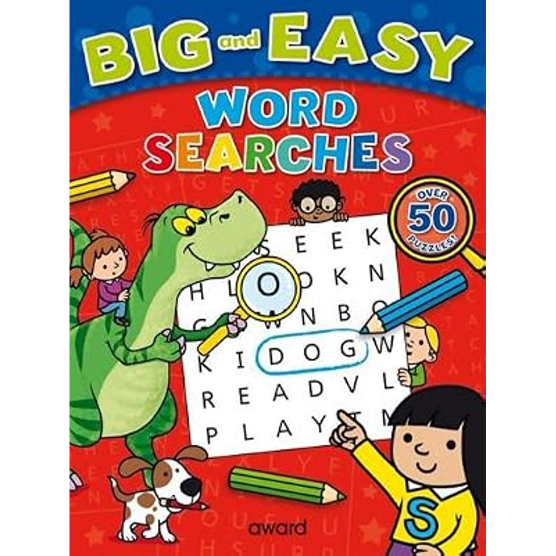 Big And Easy Word Searches: Dinosaur