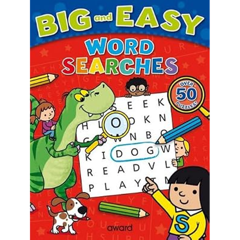 Big And Easy Word Searches: Dinosaur