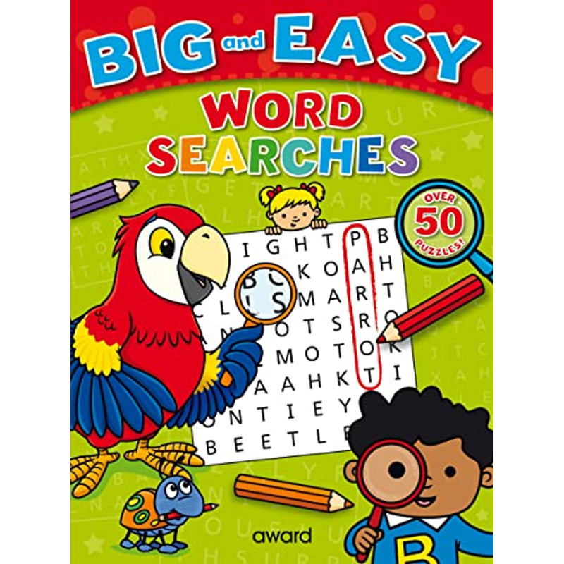 Big And Easy Word Searches: Parrot
