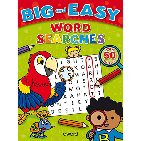 Big And Easy Word Searches: Parrot