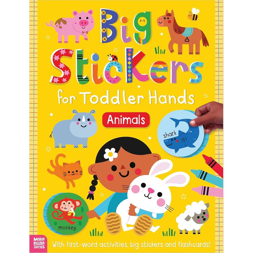 Big Stickers for Toddler Hands: Animals