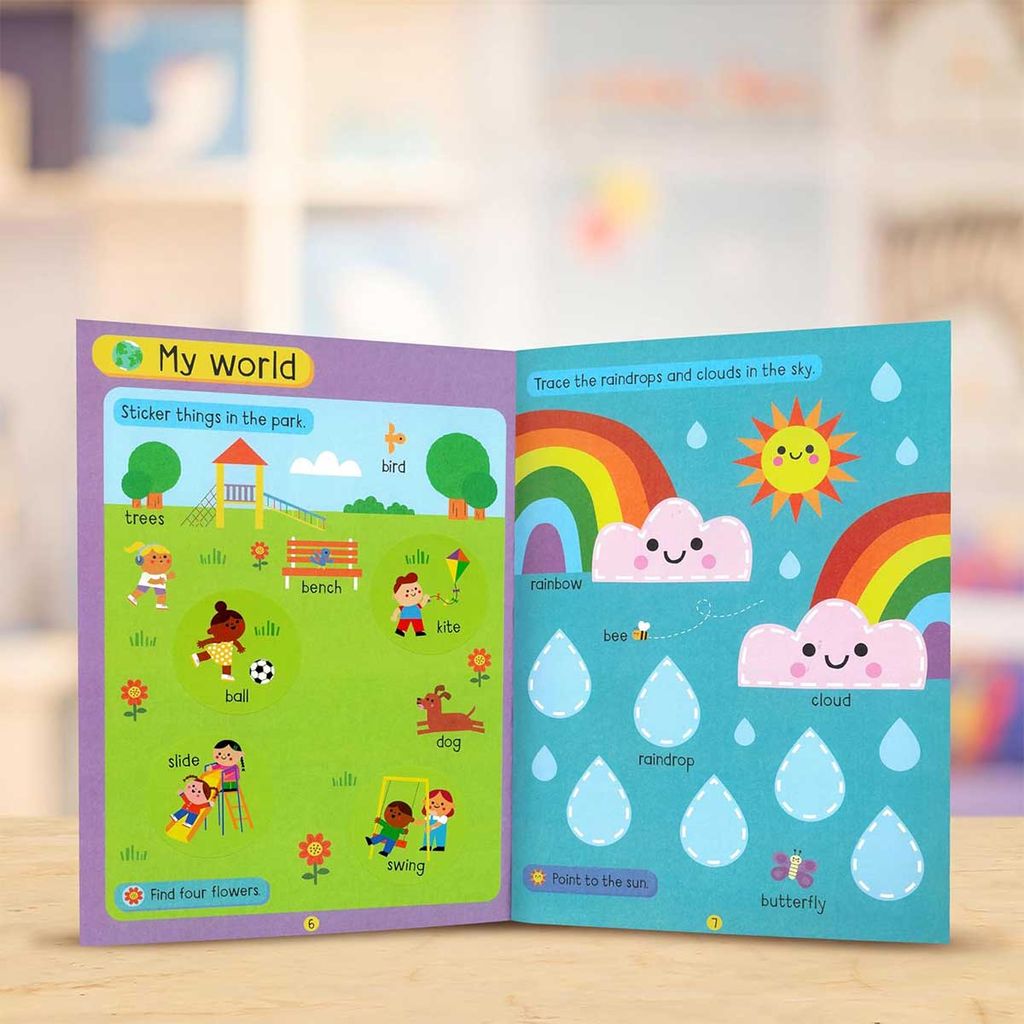 Big Stickers for Toddler Hands: First Words