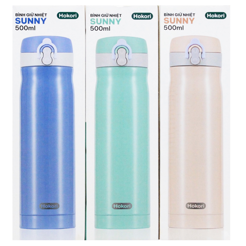 Bình Giữ Nhiệt Sunny 500ml Hokori 0122 (B.QUYÊN)(Giao Mẫu Ngẫu Nhiên)