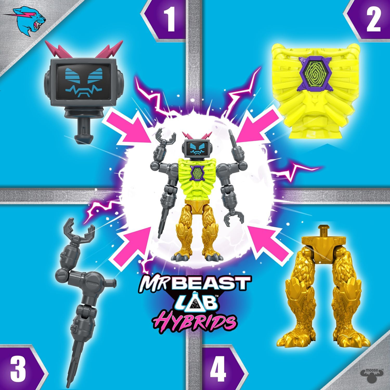 MrBeast Lab - Bình Thí Nghiệm Hybrids Wave 1 - 2 Sinh Vật Lai 24903