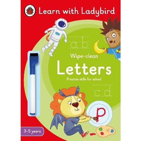 Letters: A Learn With Ladybird Wipe-Clean Activity Book 3-5 Years : Ideal For Home Learning (EYFS)