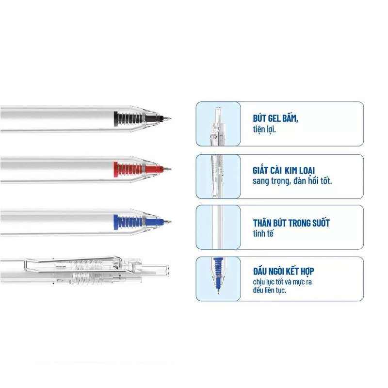 Bitex - Bút Gel Mực Đỏ Zen 0.5mm G15