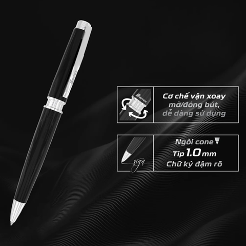 Bitex - Bút Ký (1.0 Mm)/Si01 Màu Xanh