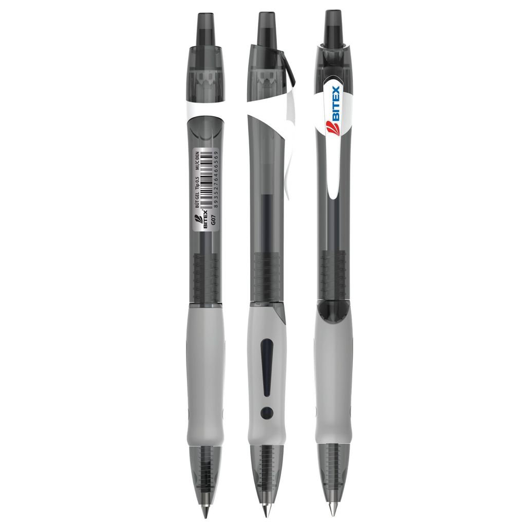BITEX-VIẾT GEL MỰC ĐEN (0.5MM)/G07 (24 C/H)(BT-0323)