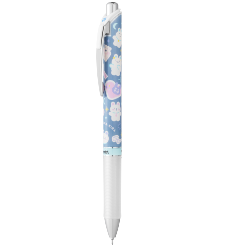 Pentel - Bút Energel Kawaii + 8 Nét 0.5mm Mực Xanh