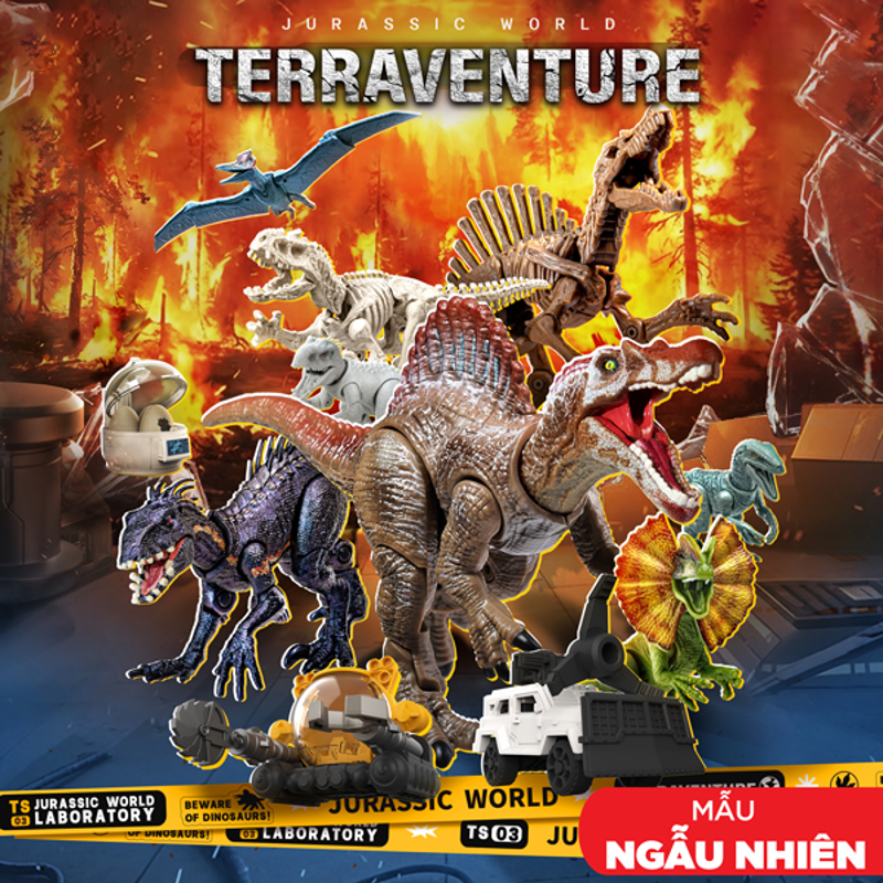 Blokees Mô Hình - Jurassic World - Terraventure - EJ02 (Giao Mẫu Ngẫu Nhiên)