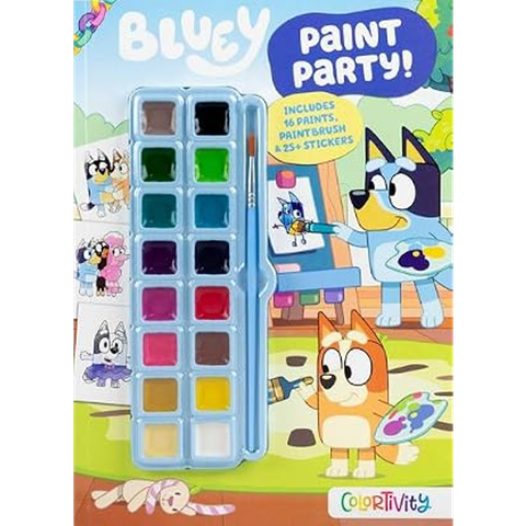 Bluey Colortivity: Paint Party!