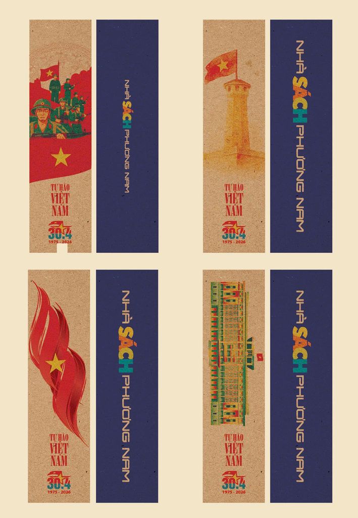 [QUÀ TẶNG KHÔNG BÁN] Bookmark “Tự Hào Việt Nam 30/04