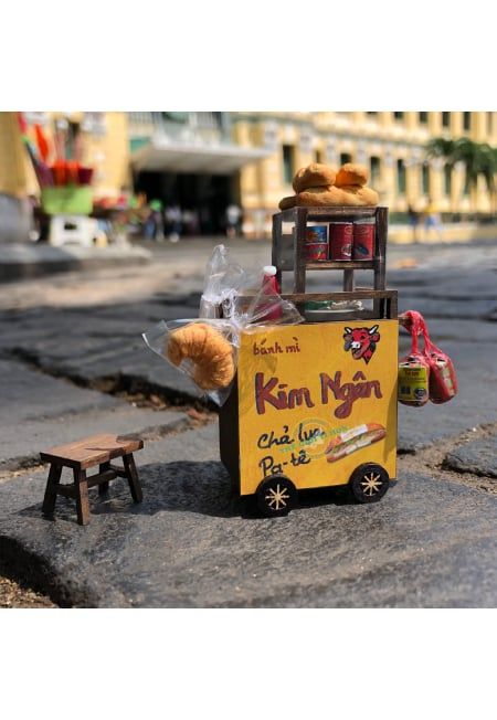Xe Hàng Rong - Xe Bánh Mì HR04
