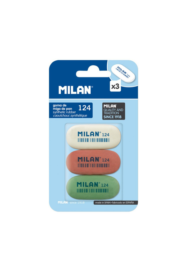 Vỉ gôm 3 cái Milan BMM9203