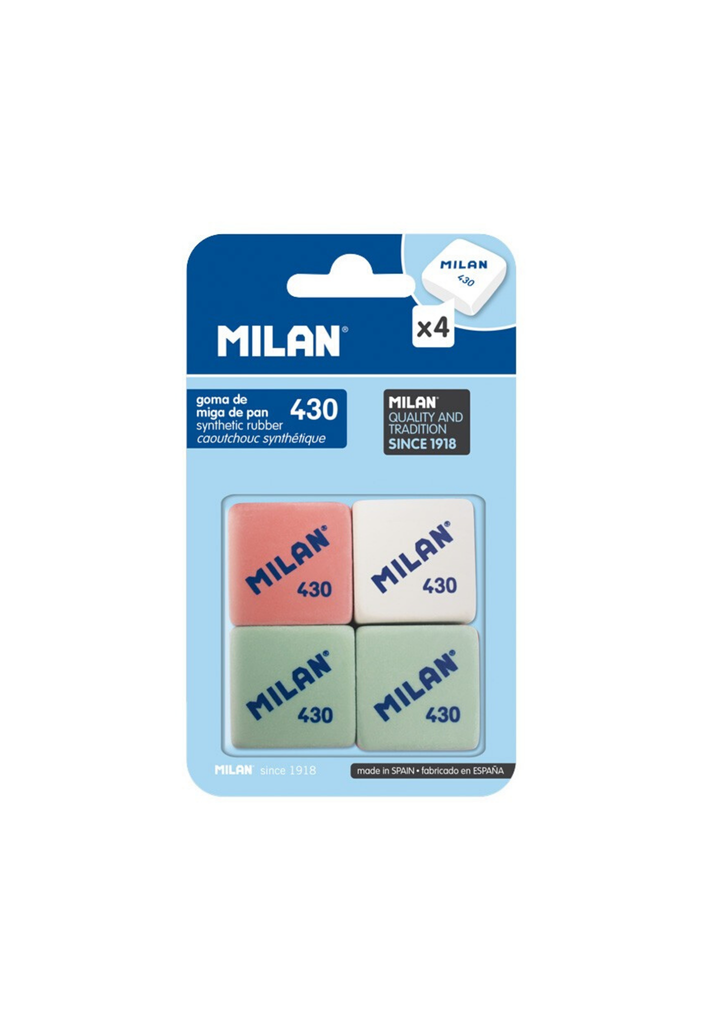 Vỉ gôm 4 cái Milan BMM9215