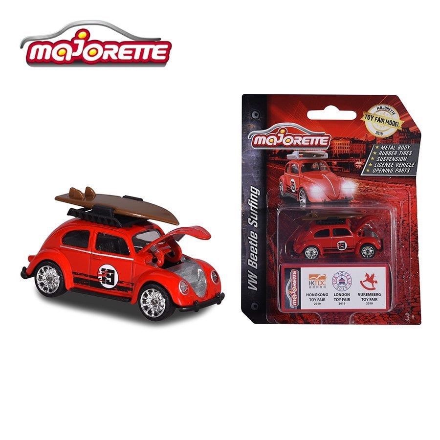 Đồ Chơi Xe Mô Hình MAJORETTE VW Beetle Surfing Toy Fair 2019 212052016TO9